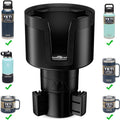 Integral Ultimate Car Cup Holder Expander - Adjustable Base for Large