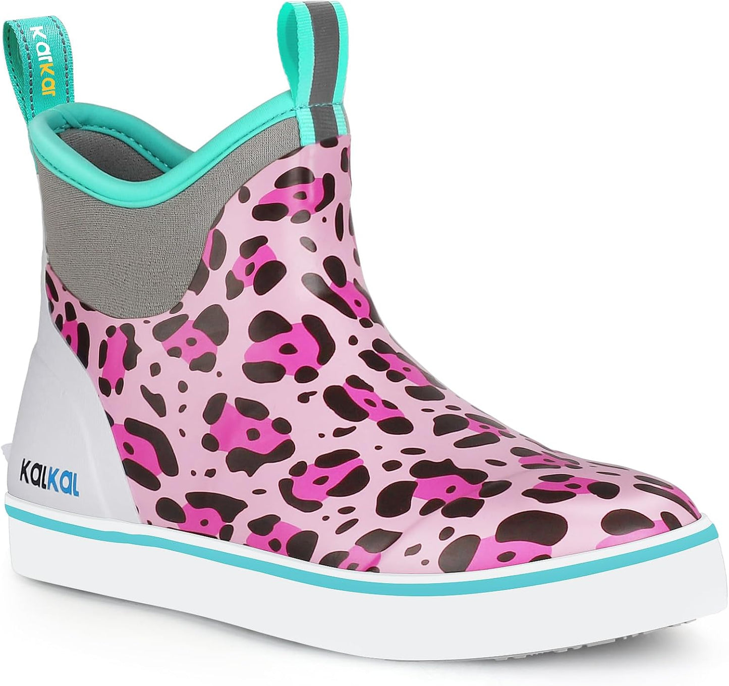 Kalkal Women's Waterproof Deck Boots for Fishing and Gardening