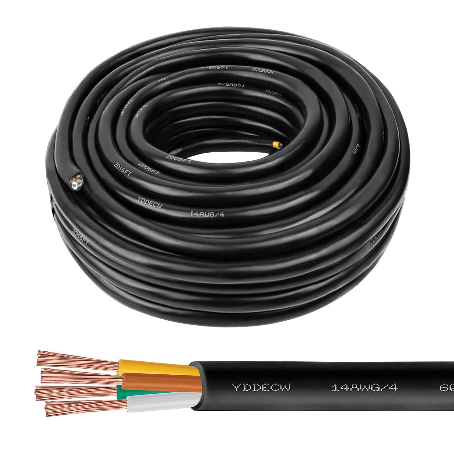 14 AWG 4 Conductor Control Cable for Mini Split Systems
