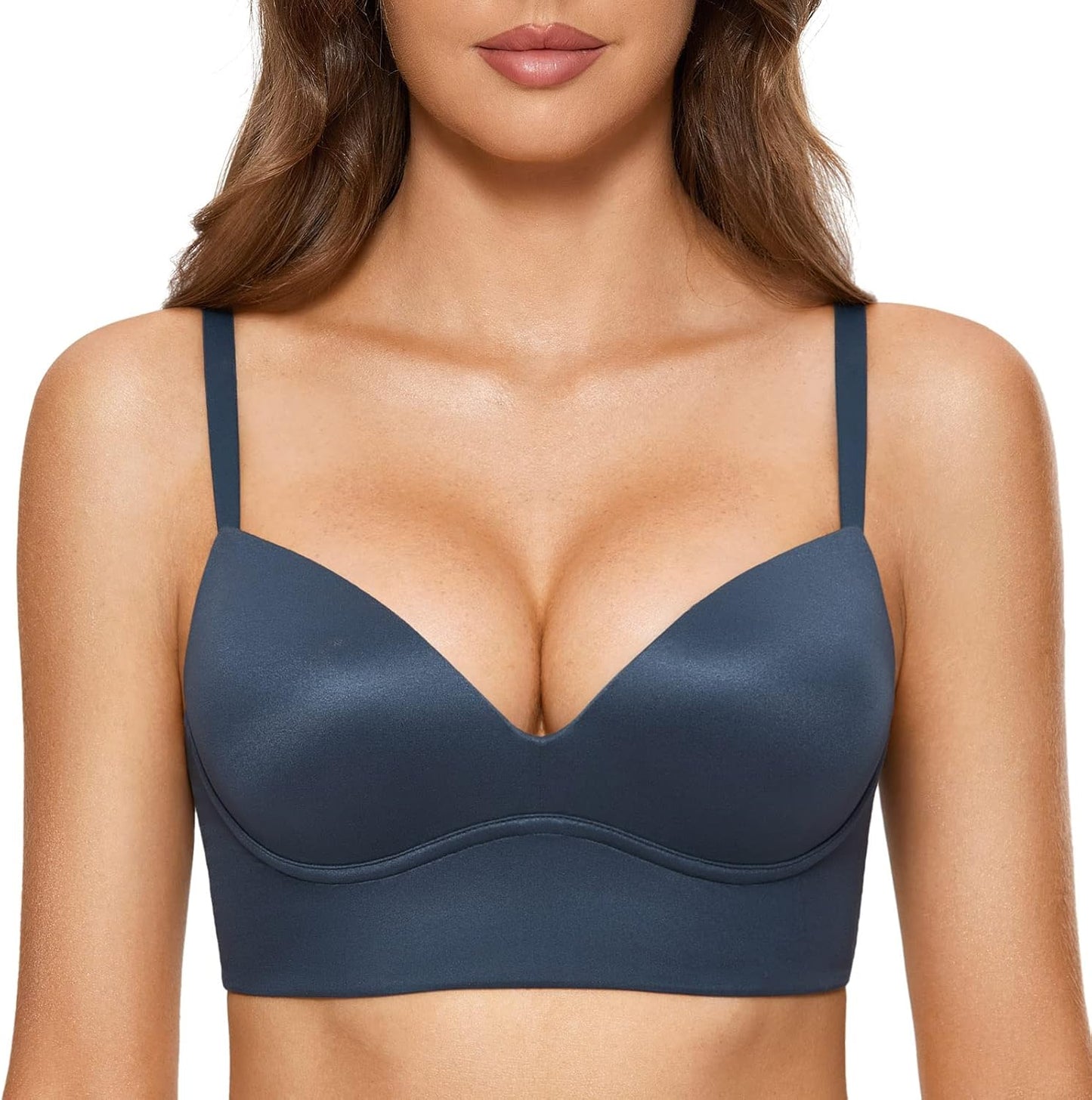 DOBREVA Women's Push Up Wireless Bra for Comfort and Style