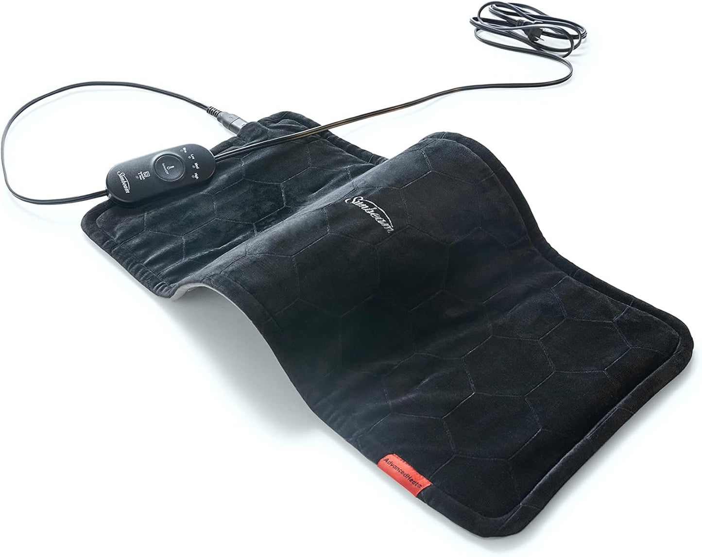 Sunbeam AdvancedHeat King-Sized Heating Pad for Tough Pain Relief