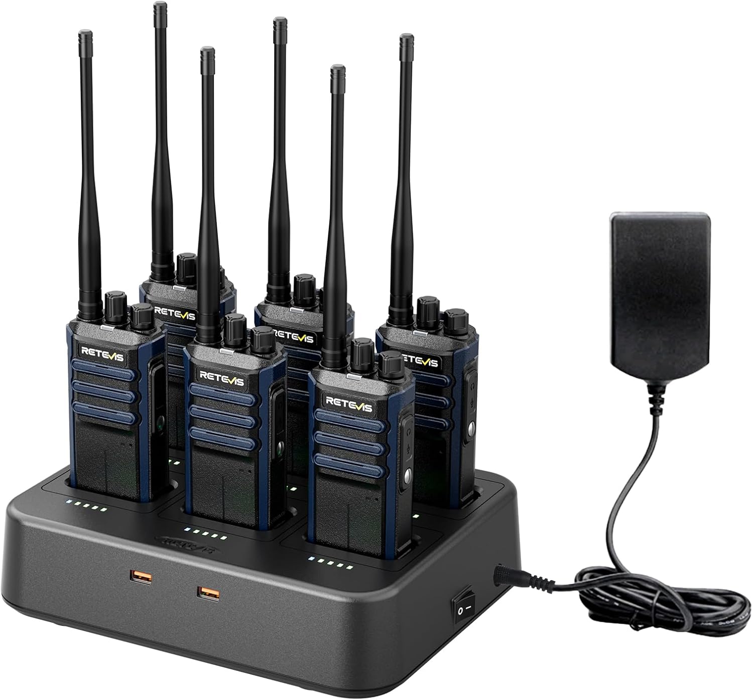 Retevis RT86A Walkie Talkies Long Range for Adults - 6 Pack