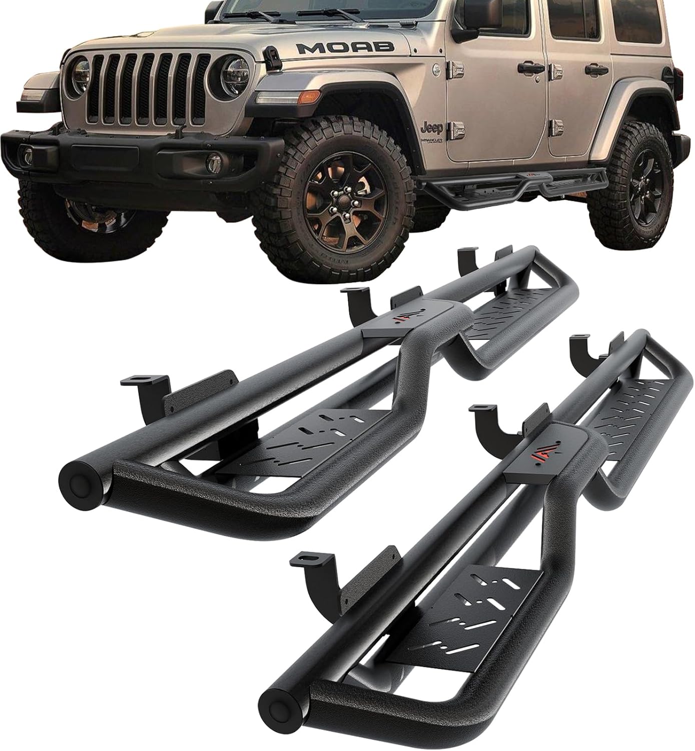 Perfit Liner Running Boards for 2018-2025 Jeep Wrangler JL