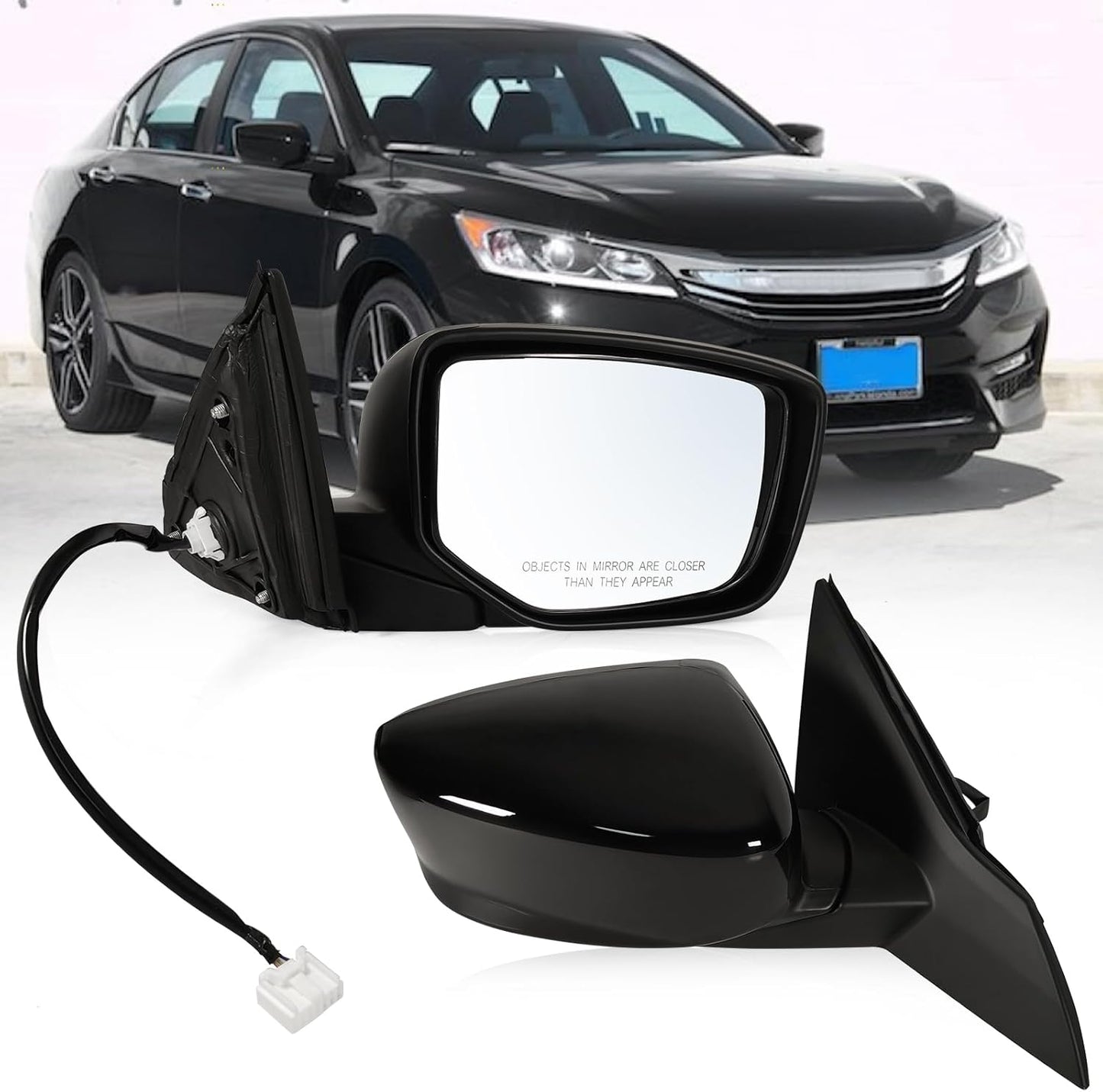 Right Passenger Side Mirror for 2013-2017 Honda Accord Sedan/Coupe