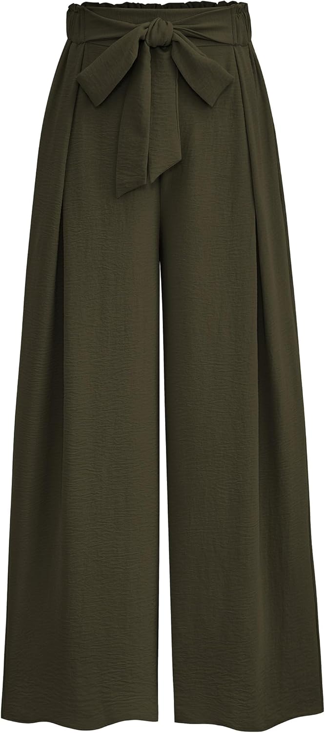 PRETTYGARDEN Women's Wide Leg Work Pants for Business Casual