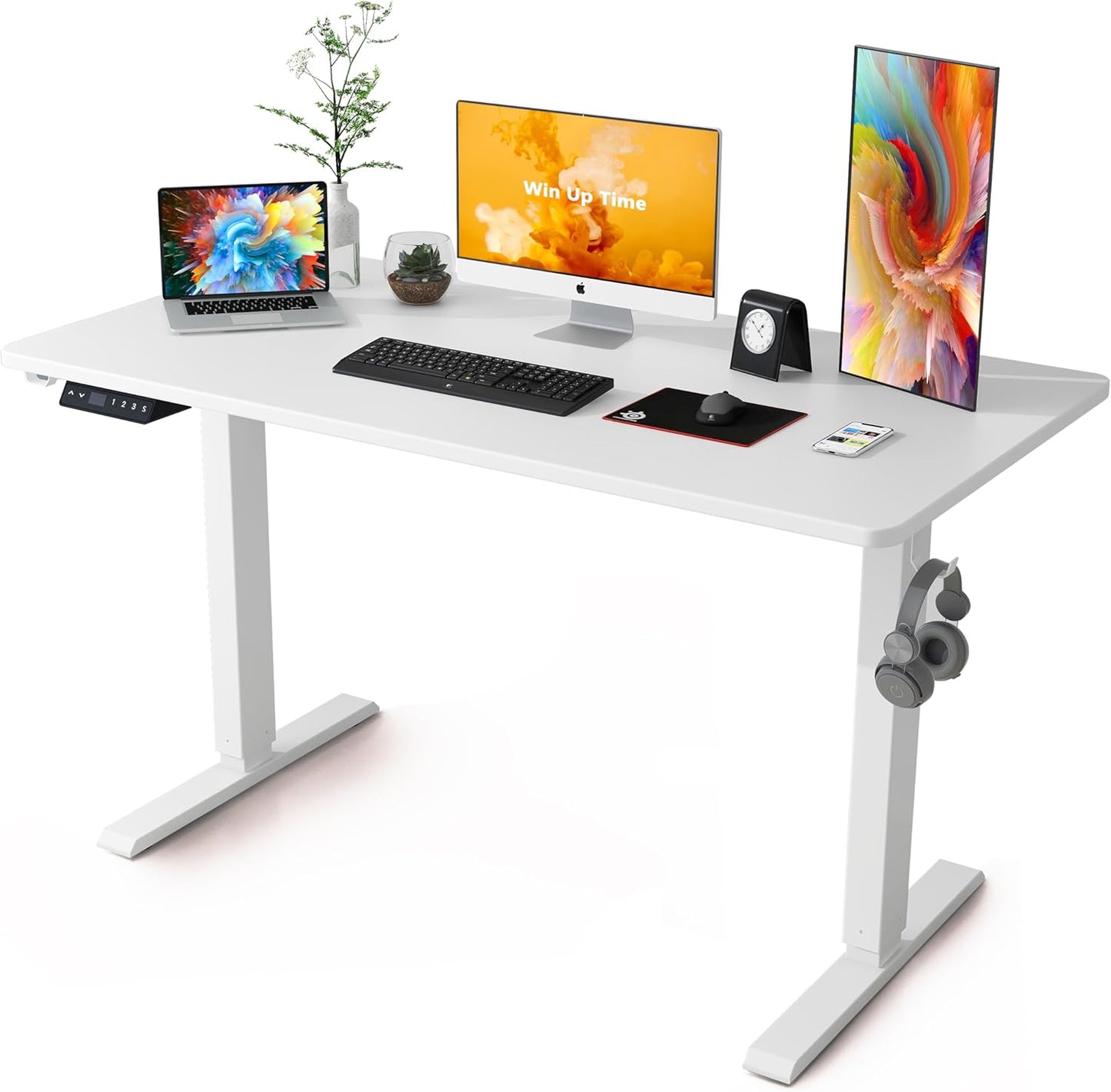 Height Adjustable Electric Standing Desk - Win Up Time!