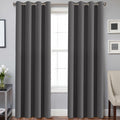 H.VERSAILTEX Charcoal Gray Blackout Curtain Panels Review