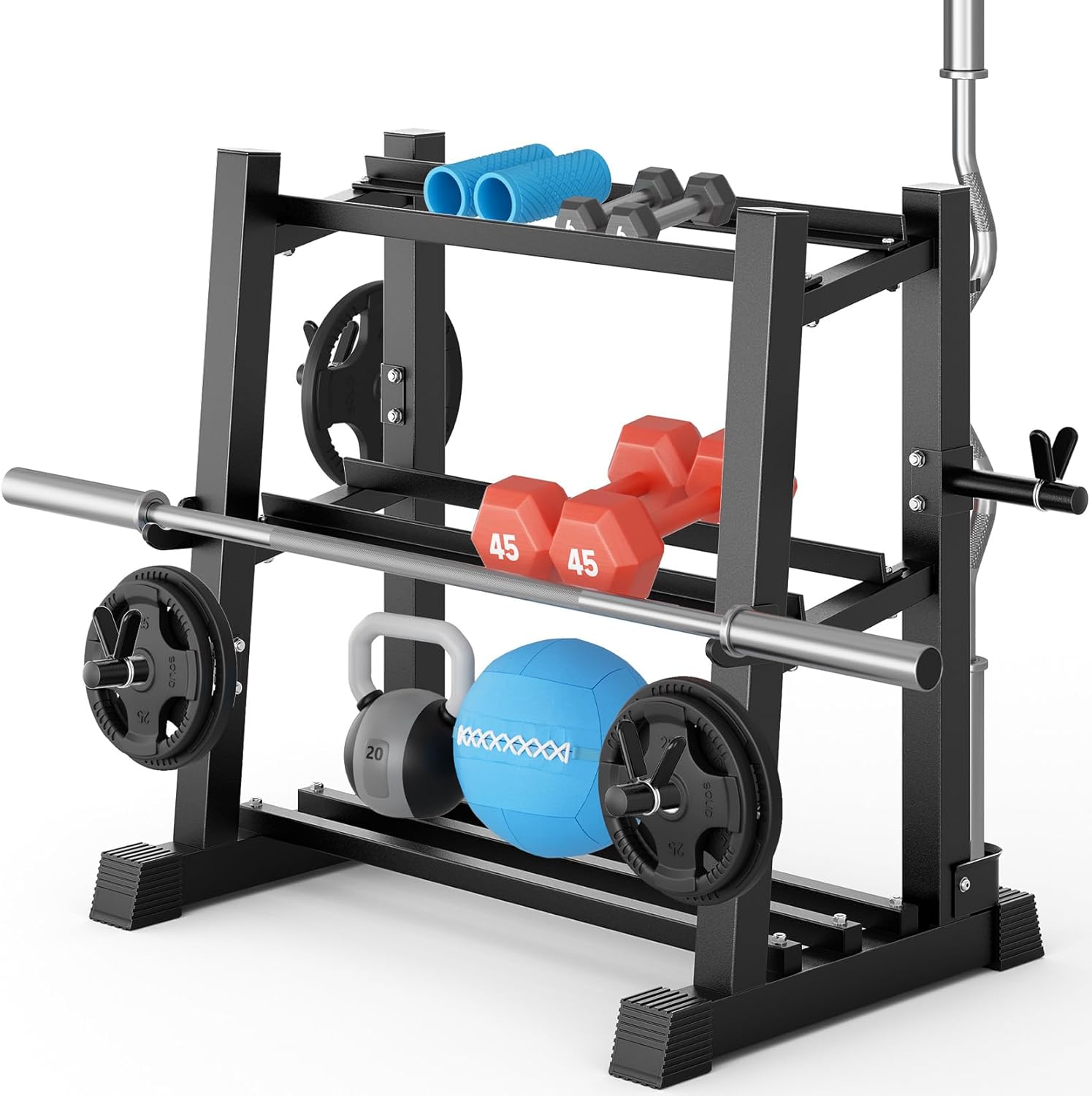 YOLEO Dumbbell Rack - 3 Tier & 5 Tier Compact Weight Storage