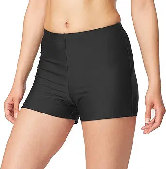 BALEAF Women's Swim Shorts High Waisted Boy Short Bikini Bottom