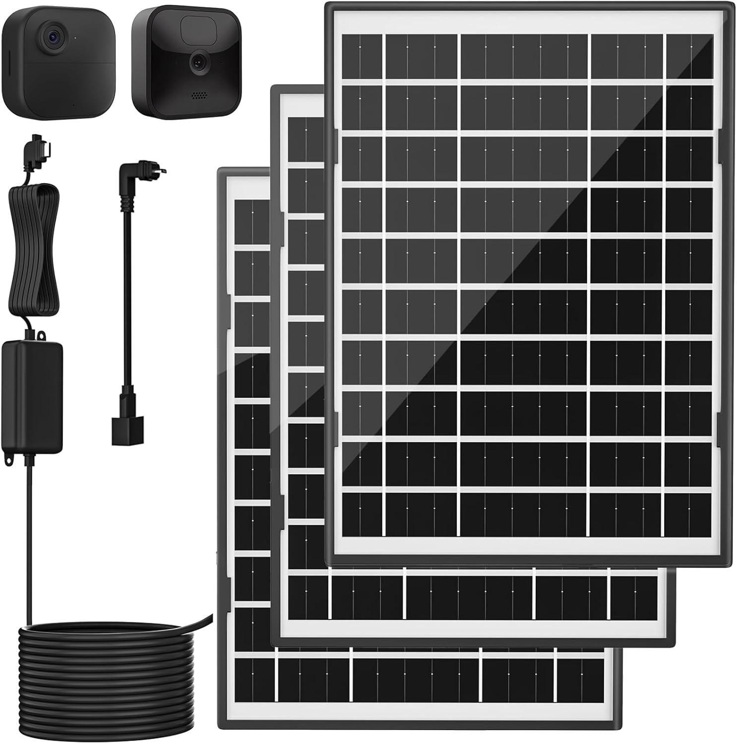 7W Solar Panel for Blink Outdoor Cameras with Adjustable Mount