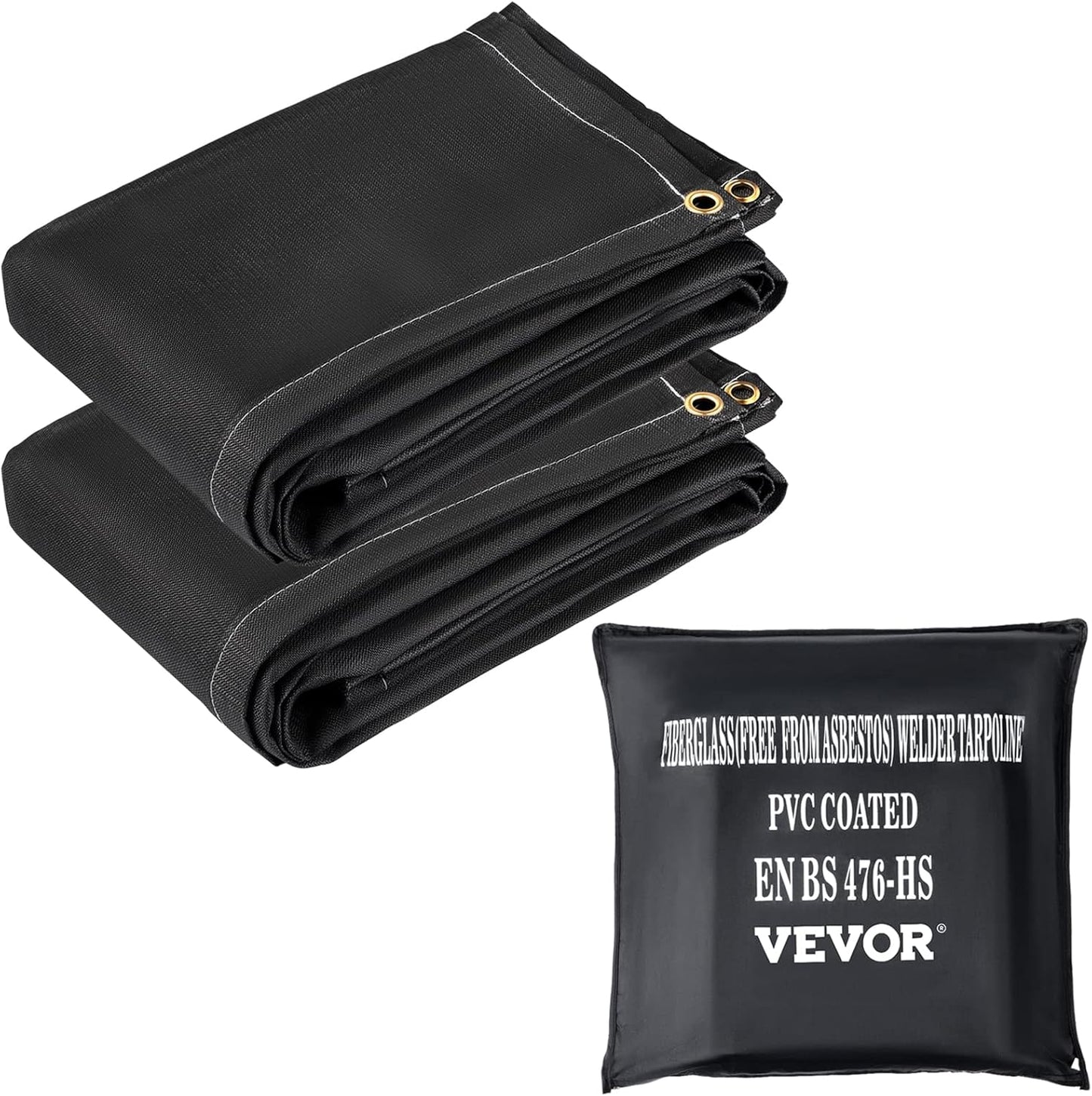 VEVOR Fire Blankets 2 Pack 6ft x 10ft Fire Suppression Blanket