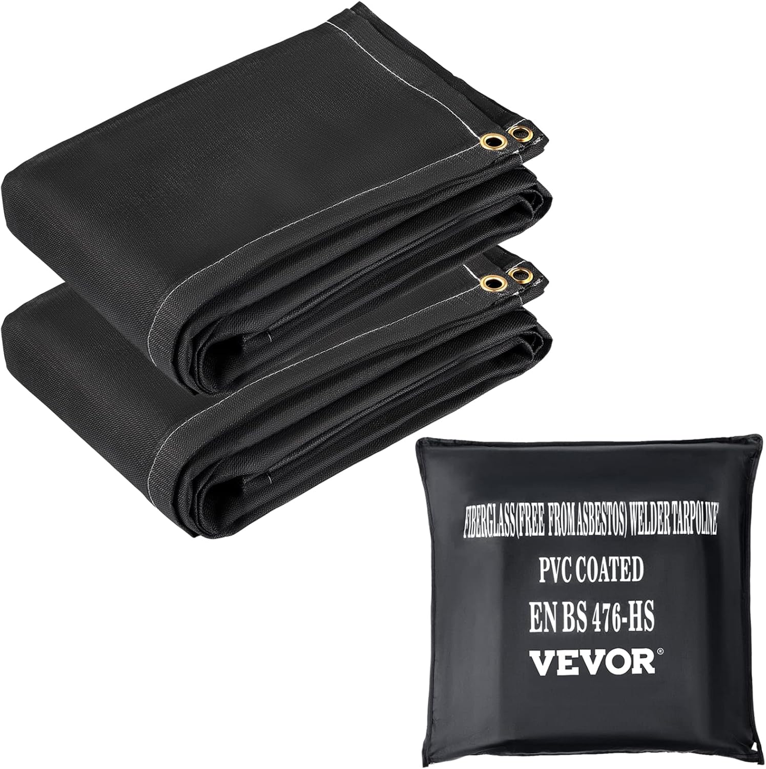 VEVOR Fire Blankets 2 Pack 6ft x 10ft Fire Suppression Blanket