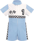 Race Car 1st 2nd Birthday Outfit Baby Jumpsuit - Photo Ready