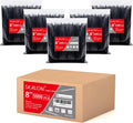 Zip Ties 8 in 5000 Pack - 40lb Tensile Strength Cable Ties
