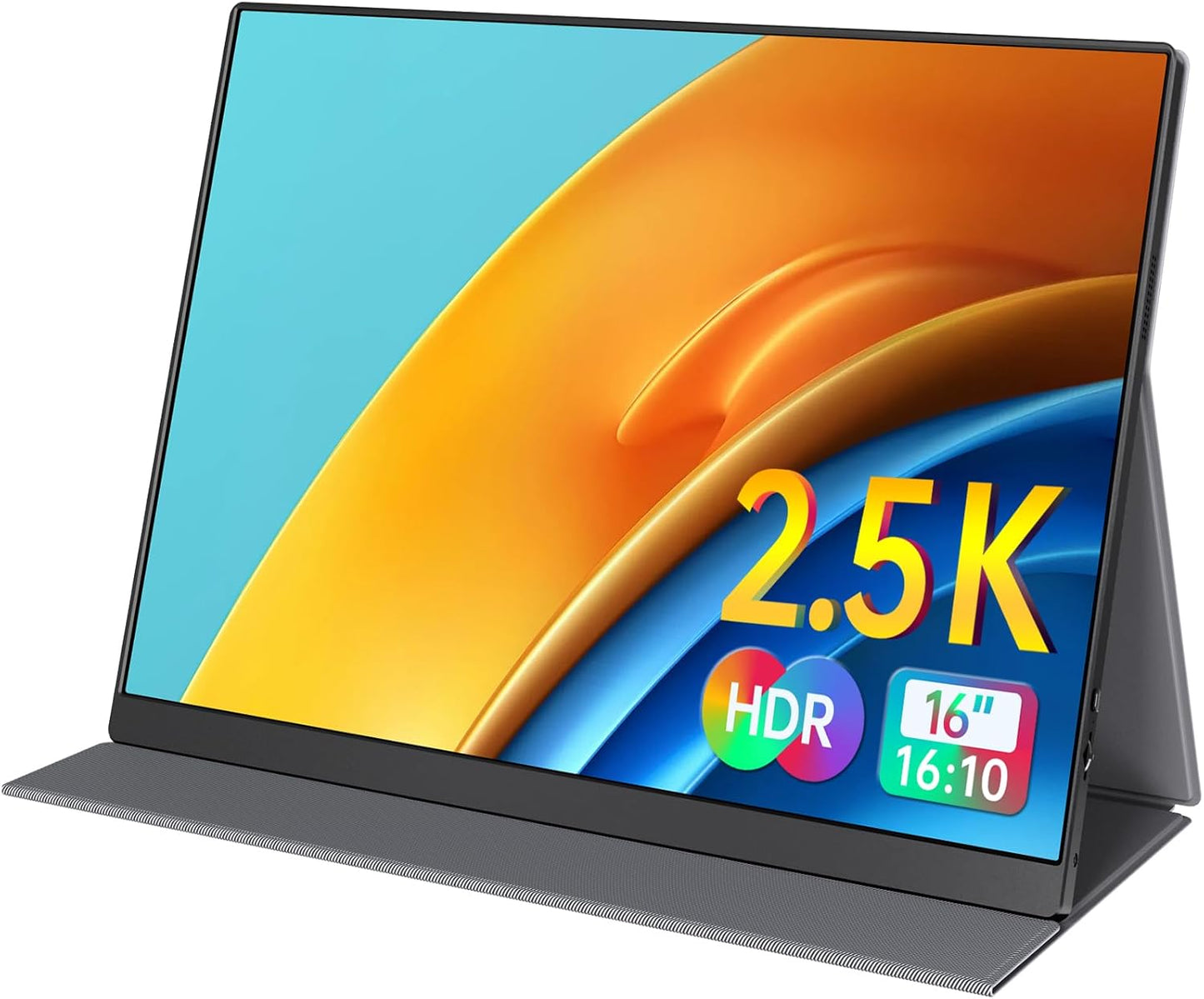 2.5K Portable Monitor 16in HDR IPS Gaming Screen for Laptops