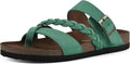 WHITE MOUNTAIN Hazy Braided Comfort-Molded Footbed Sandal (Style QXSR)