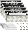 Trailer ID Plate Data TAG Blank Model Identification VIN Serial Number
