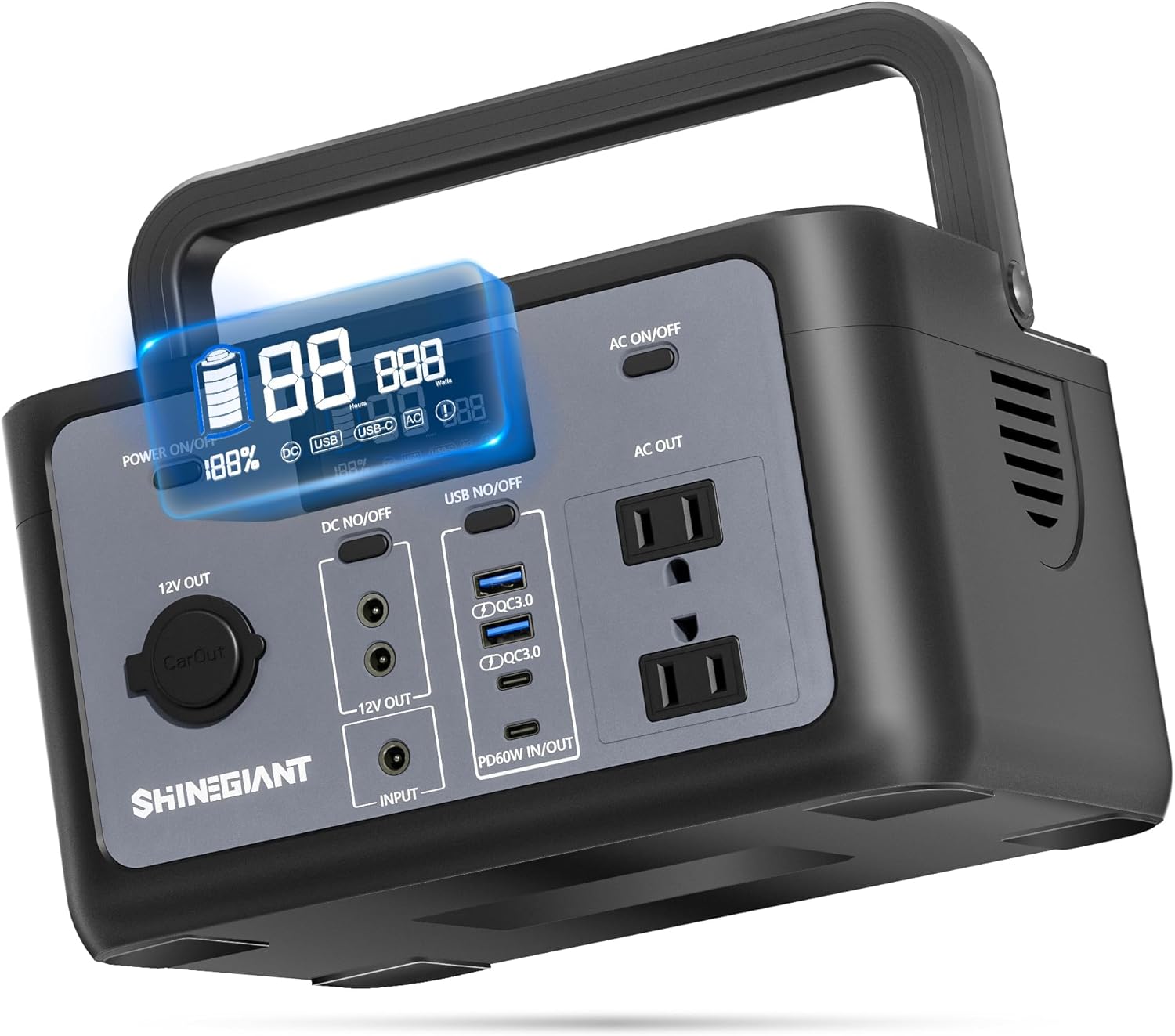 SHINEGIANT 300W Portable Power Station - Reliable Power Anywhere