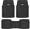 Motor Trend FlexToughXL All-Weather Rubber Floor Mats Set