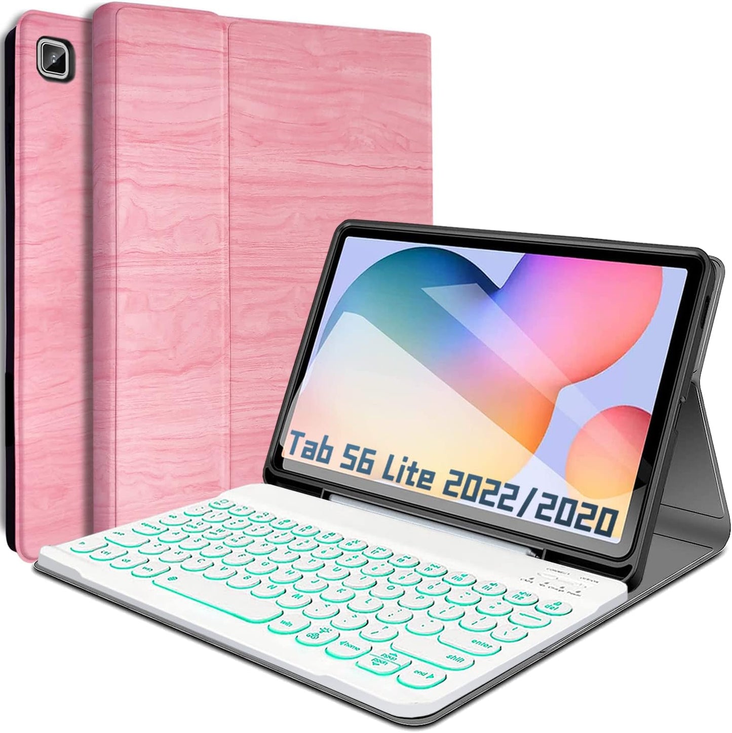 REAL-EAGLE Backlit Keyboard Case for Samsung Galaxy Tab S6 Lite