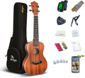 PHOENIX Concert Ukulele 23 in Bundle Kit for Beginners - Ready to Play