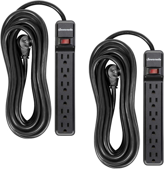 DEWENWILS 25ft Long Power Strip Surge Protector