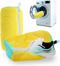Fluffy Fibers 360 Shoe Washing Bag (Yellow)