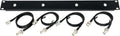 19in Antenna Re-location Rack Mount Kit 1U Front Panel - 4 Ports