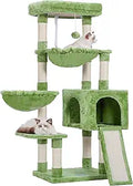 Hey-brother Large Cat Tree - Cozy Condo with Hammocks and Scratcher
