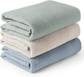 Muslin Swaddle Blankets 3 Pack 47 in - Soft 100% Cotton Unisex