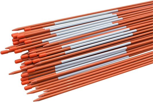 Autoparts Driveway Markers 48 Inch Reflective Snow Stakes Pack