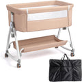 JOYMOR 3 in 1 Baby Bassinet Bedside Crib - Adjustable & Portable