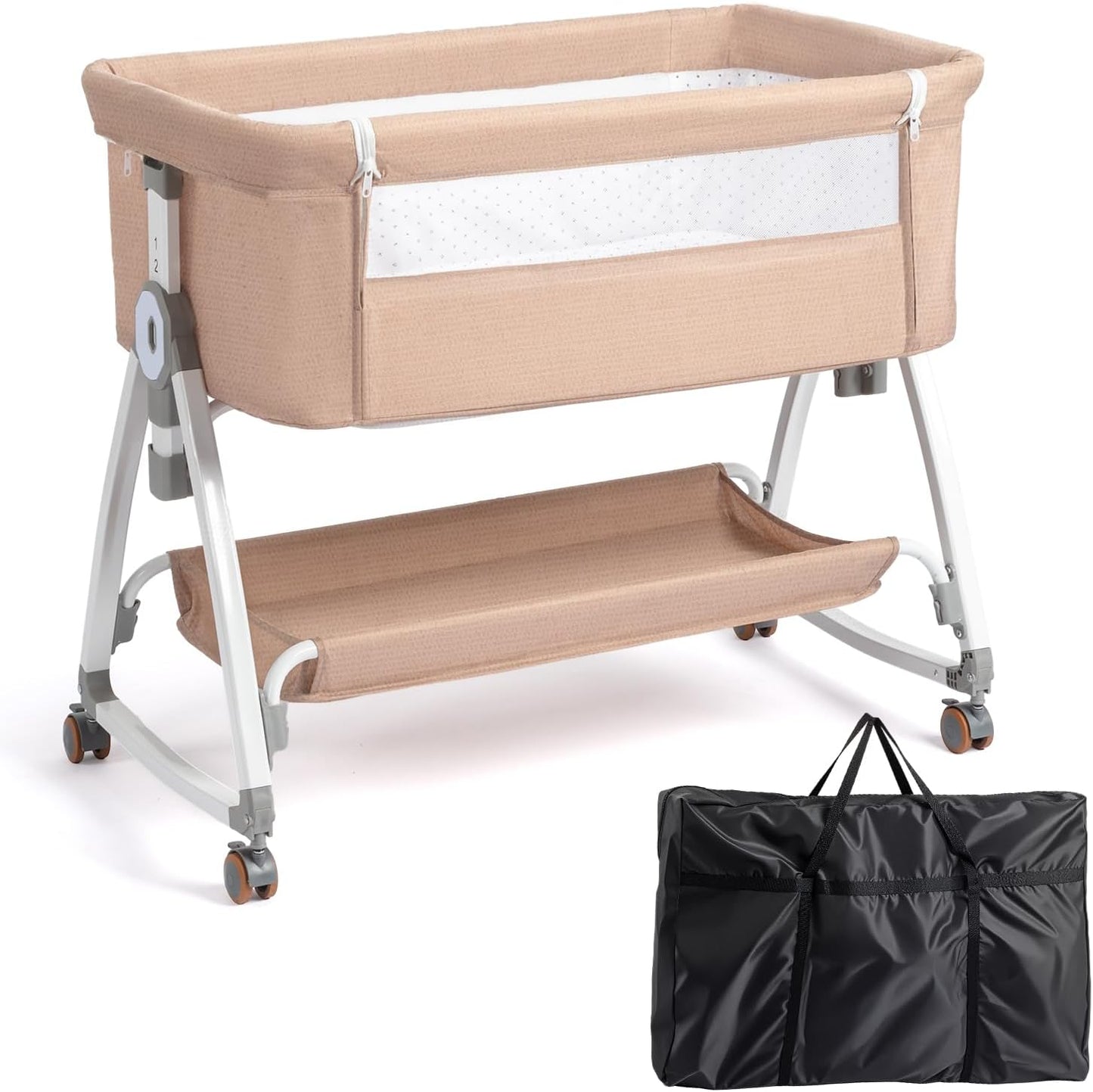 JOYMOR 3 in 1 Baby Bassinet: Versatile Bedside Crib for Newborns