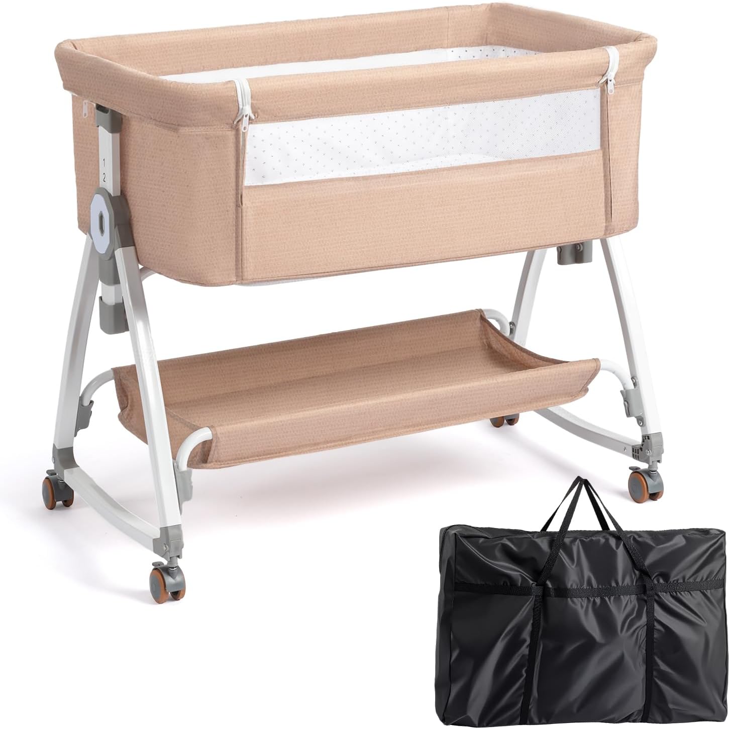 JOYMOR 3 in 1 Baby Bassinet: Versatile Bedside Crib for Newborns