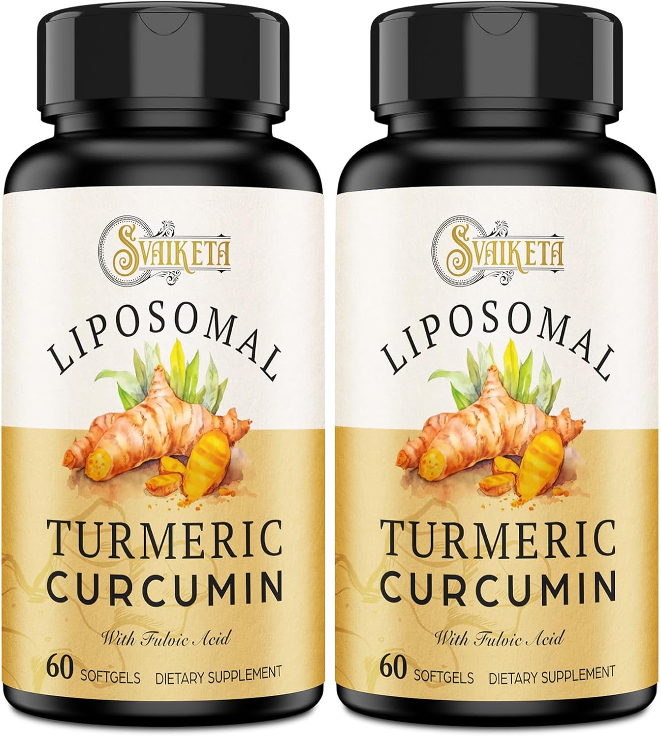 Liposomal Turmeric Curcumin Supplement - 2000mg, 95% Curcuminoid