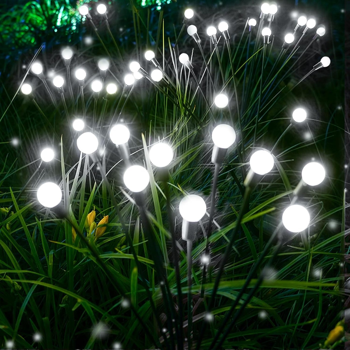 6-Pack Solar Garden Lights with 48 LED for Outdoor Decor