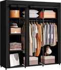 Portable Wardrobe Closet 51 in Fabric Organizer - Large Capacity