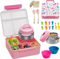 Bento Lunch Box with Insulated Soup Thermo for Kids Travel