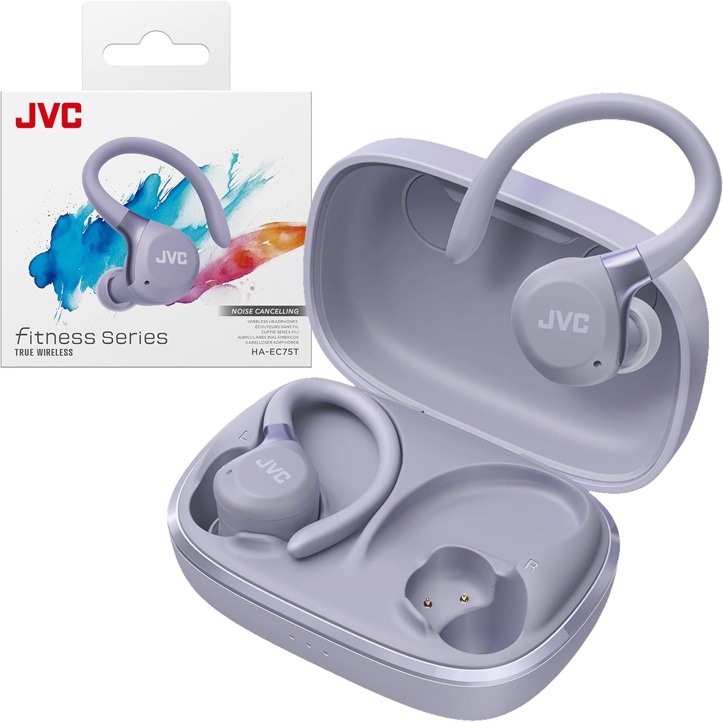 JVC Fitness Series True Wireless Sport Earbuds with Noise Cancelling
