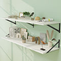Floating Shelves for Wall 48W x 12D - Large Floating Shelf Set