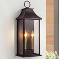 Oil Rubbed Bronze Dusk to Dawn Outdoor Wall Light for Safety