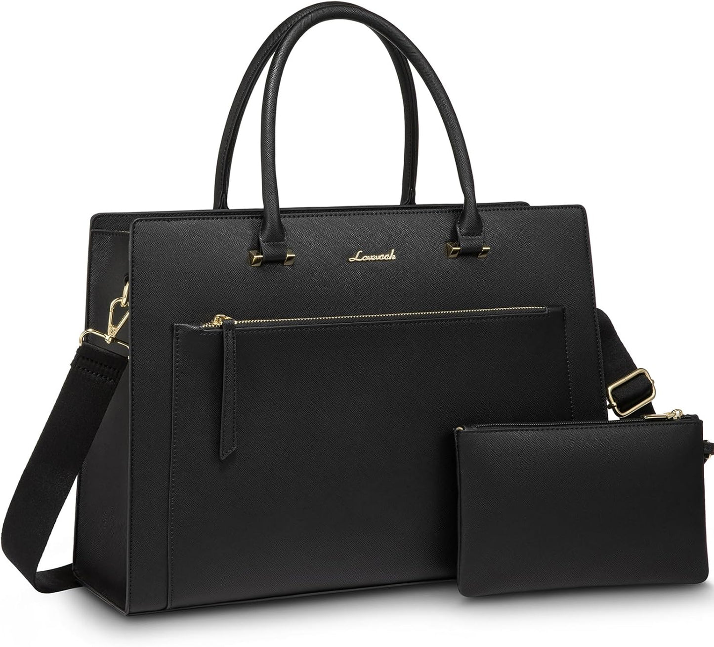 LOVEVOOK Laptop Bag for Women 15.6 Inch Stylish Tote