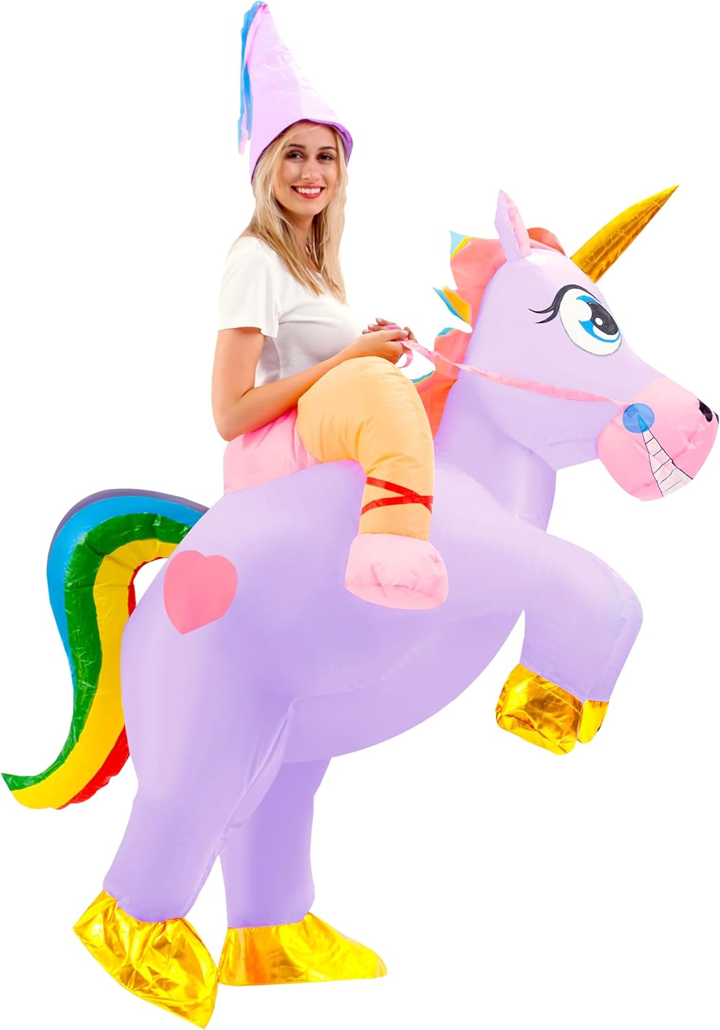 Spooktacular Creations Inflatable Unicorn Costume for Adults