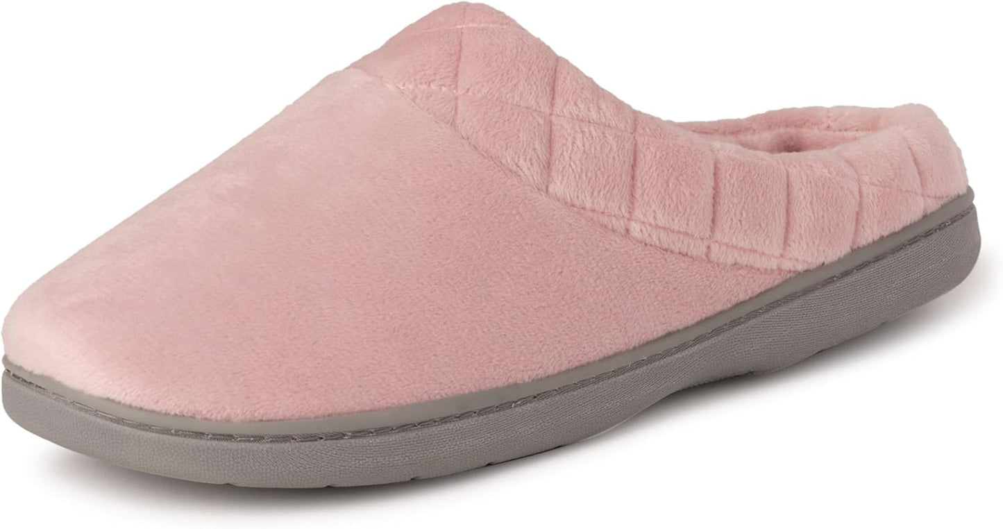 Darcy Microfiber Velour Clog Slippers for Women - Cozy Comfort