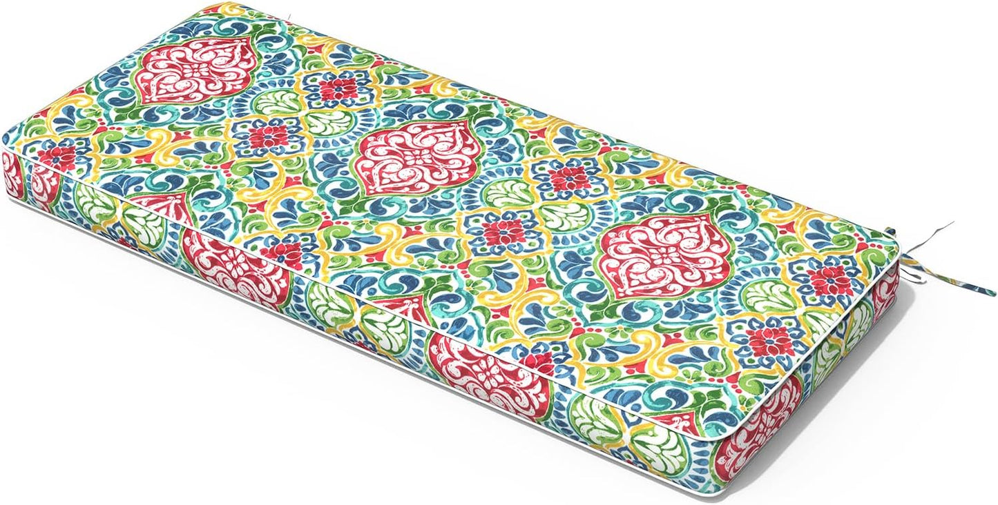 Outdoor Bench Cushion for Patio Furniture - Water Resistant 48 x 18