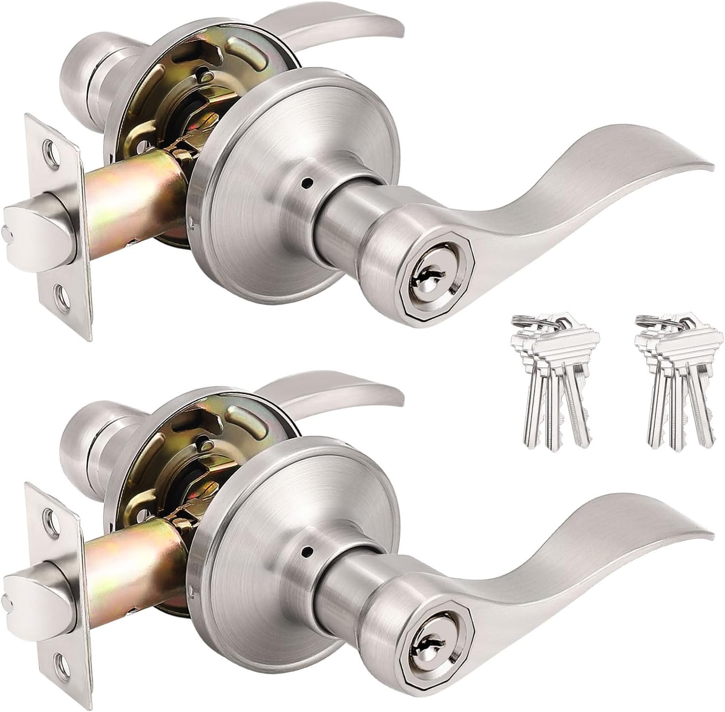Probrico Keyed Alike Entry Levers for Stylish Home Security