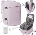 WONHOX Travel Backpack for Women Men with Shoe Compartment