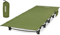 Ultralight Camping Cot Bed Army Green - Compact 4.8 lb Travel Cot