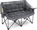 Double Camping Chairs Padded Loveseat Chair for 2 Person - Oversized