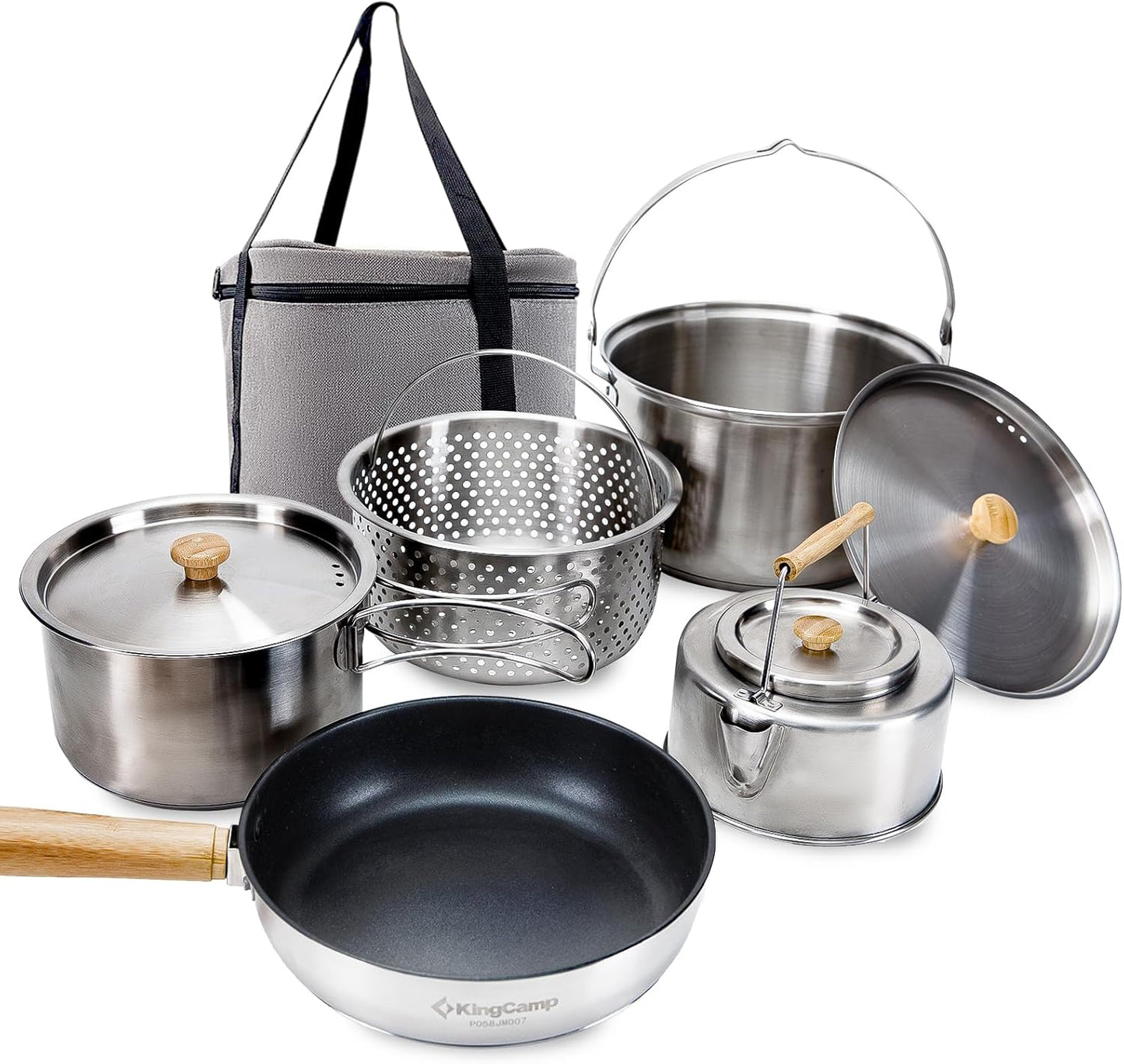 KingCamp Camping Cookware Set for Outdoor Cooking and Picnics